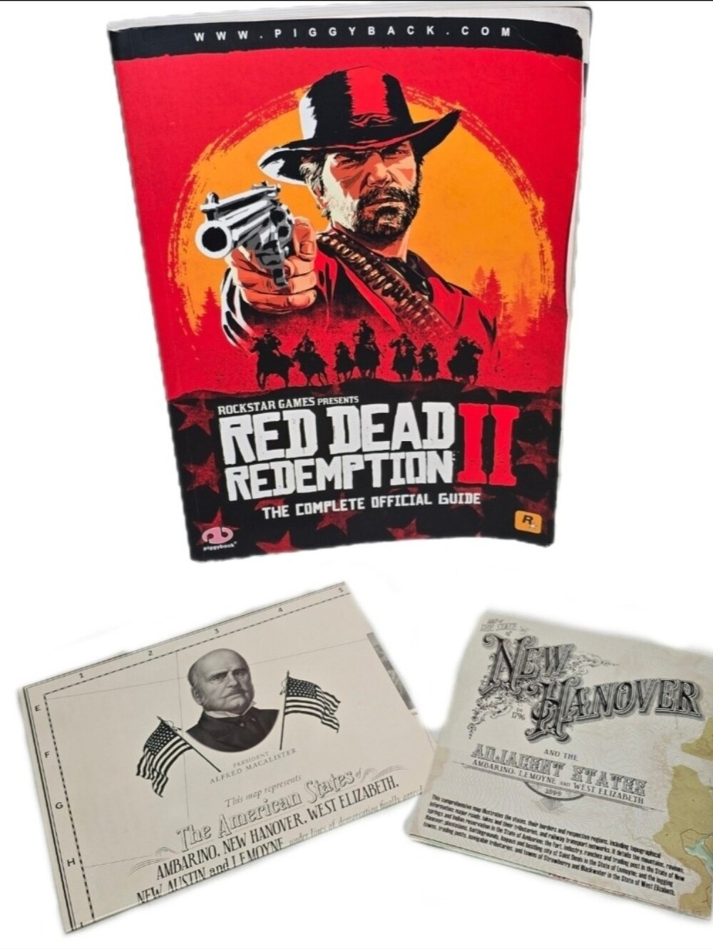 Red Dead Redemption 2 Complete Official Strategy Guide Rockstar Piggyback 2 Maps